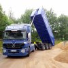 actros lkw mit schmitzauflieger